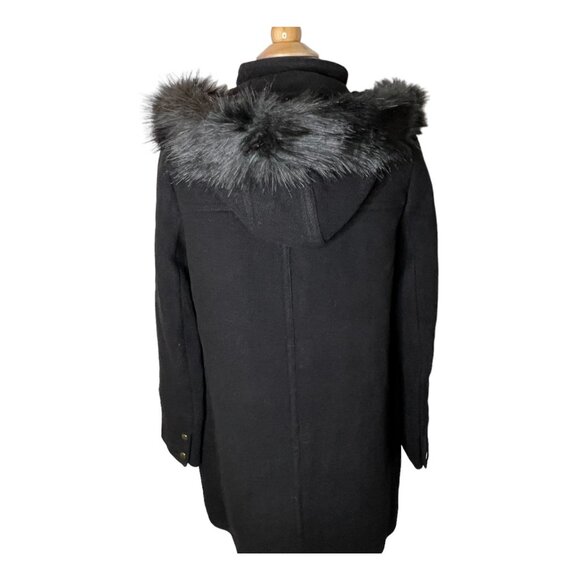 J.Crew Womens $385 Chateau Parka Italian Wool Black Size 4 BM948 Winter Coat - Picture 6 of 12